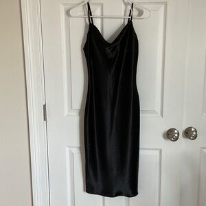 Elegant Black Slip Dress